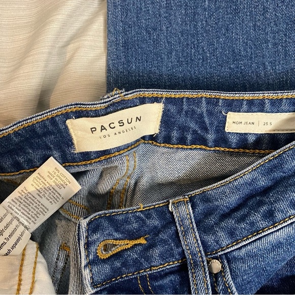 PACSUN Blue Mom Jeans Size 25 - Picture 3 of 6